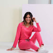 Cargar imagen en el visor de la galería, Filipina Manga larga Medium Pink Vera